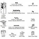 Von Duprin KR54-F Key Removable Kit for 98/9954/4754 & 4854 Mullion