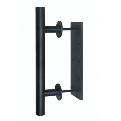 Delaney BD0804 Barn Door Combo Pull Handle, Matte Black