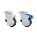 Sugatsune MX-125P Dual Brake Caster (Plate Type)