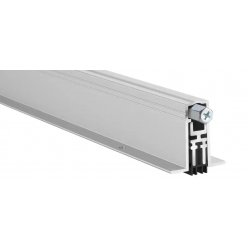 Pemko STC411APK Acoustic Full Mortise Automatic Door Bottom w/ PemkoPrene Insert, Mill Finish Aluminum