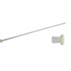 Delaney 504050K 5' Shower Rod Set with Adjustable Flange, Finish - Bright Chrome