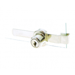 Capitol 247C-14-11 Show Case lock, Finish-Nickel