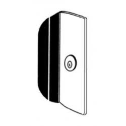 Trimco 1099RG-630 Satin Stainless Steel Anti-Vandal Pull w/o Astragal Mated to BEST/PDQ SFIC Cylindrical Lock w/o hold back