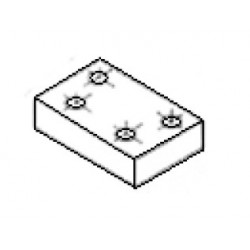Trimco 4016S Black Nylon Spacer for 4016 Swing Arm Door Guard