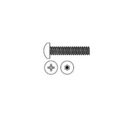 Markar TORX-MS14100Z 1/4-20 x 1" Pan Head Machine Screw, Torx, Zinc