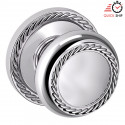 Baldwin Estate 5064 Door Knob w/ 5004 Rose, 2 3/8" Backset