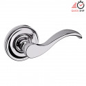Baldwin Estate 5455V Door Lever w/ 5048 Rose, 2 3/8" Backset