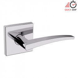 Baldwin Estate L022 Door Lever w/ R017 Rose, 2 3/8" Backset