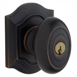 Baldwin Estate 523 Bethpage Door Knob w/ Bethpage Rose