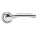 Karcher Design E 'Atlantis' Lever/Lever Trim For European Mortise Locks (Mamo, Gemo), Satin Stainless Steel