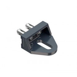Locinox BOLTONHD-G Bolt-on Grip, Uncoated Aluminum, 2-Pcs.