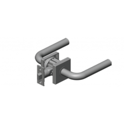 INOX SE 351 Toronto Rose 2-3/8" (60mm) x 2-3/8" (60mm) Interior Tubular Locksets