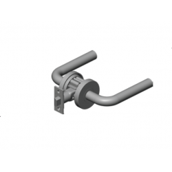 INOX RA 380 Polaris Rose 2-1/2" (63mm) Diameter Interior Tubular Locksets