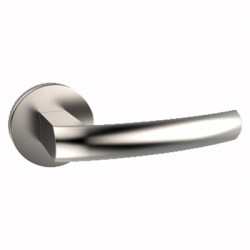 AHI 128 Series Solid Lever Set, Stainless Steel