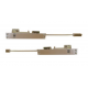 INOX FBA29 Auto Flush Bolt (Wood Door) Auxiliary Hardware, Finish-Satin Stainless Steel