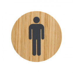 Modric 88 Series Holt Signage Disk, European Oak