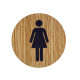 Modric 88 Series Holt Signage Disk, European Oak