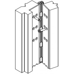 PBB CG31I Full Mortise 1/8" Inset Aluminium Hinge, Heavy Duty