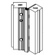 PBB CG34 Half Surface Narrow Frame 3/32" Inset Aluminium Hinge, Heavy Duty