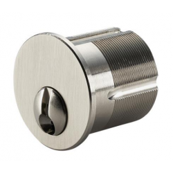Modric 7302A Allgood Hardware Round Threaded Cylinder, Satin Nickel