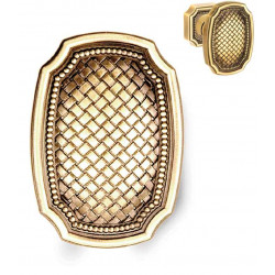 Von Morris 90729/57172 Weave Knob With Small Weave Rose, Entry Mortise