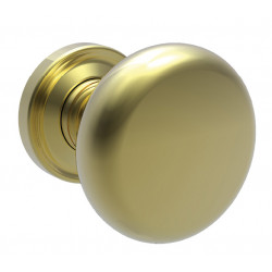 Von Morris 90022/50172 Large Mushroom Knob With Small Traditional Rose, Entry Mortise
