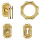 Von Morris 8830/5520 Bamboo Lever With Small Bamboo Rose, IML Mortise Sets