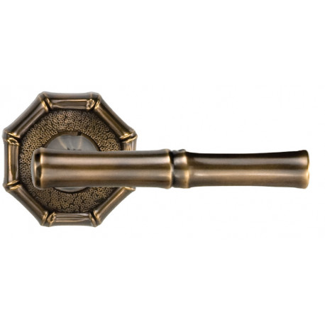 Von Morris 8830/5520 Bamboo Lever With Small Bamboo Rose, IML Mortise Sets