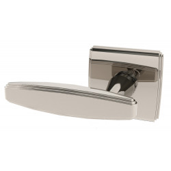 Von Morris 8829/5426 Art Deco Lever With Large Art Deco Rose, IML Mortise Sets