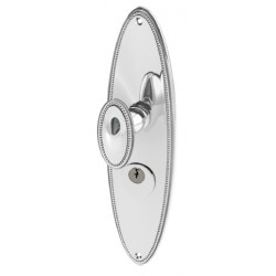 Von Morris 8170 Beaded Escutcheon Set With Beaded Knob, IML Mortise Sets