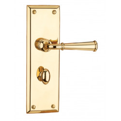Von Morris 8121 Small Abington Escutcheon Sets With Small Turned Lever, Dummy Trim