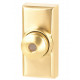Von Morris 25 Square Bevel Bell Push