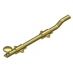 Von Morris 21 Solid Brass Traditional Knob And Guide Surface Bolt