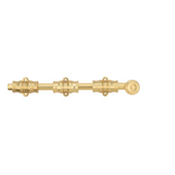 Von Morris 21 Solid Brass Colonial Knob And Guide Surface Bolt