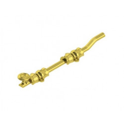 Von Morris 21 Offset Solid Brass Colonial Knob And Guide Surface Bolt