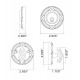 Von Morris 18852 Ribbon & Reed Deadbolt