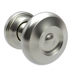 Von Morris 0222/5117 Colonial Knob With Small Colonial Rose, IML Mortise Sets