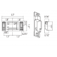 Cal-Royal 938 Surface Applied Strike for Rim Exit Device