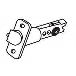 Delaney 9045R Adjustable Dead Latch - Entry Lever