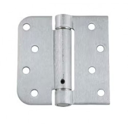 Delaney SP4056 4" x 4" Residential Spring Hinges for Castlegate, 5/8" Radius x Square (Pair)