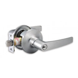 Delaney RH Series MD Lever Style Grade 2 Medium Tubular Leverset, Finish - Satin Chrome