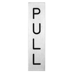 Rockwood 674L Engraved Sign- PULL