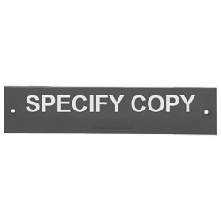 Rockwood BF680 Barrier Free Engraved Sign with Braille Translation
