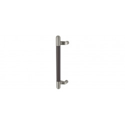 Rockwood RM6334 Flush Leather Offset Pull- Round Ends