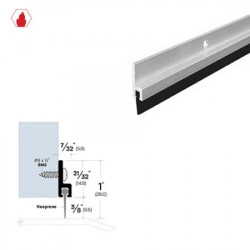 Legacy Manufacturing 74918 Door Sweep (7/32" by 1")