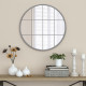Bain Signature Sorento Round Window-Pane Mirror