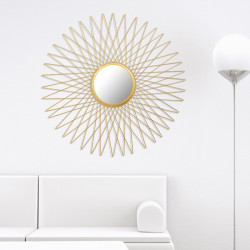 Bain Signature Alice Sunburst Style Metal Mirror
