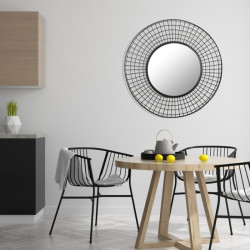 Bain Signature Luke Metal Round Decorative Mirror