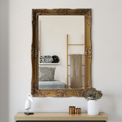 Bain Signature Evan Rectangualr Wood Decorative Mirror
