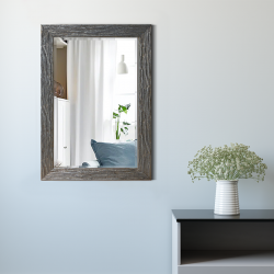 Bain Signature Hayden Rectangualr Wood Decorative Mirror